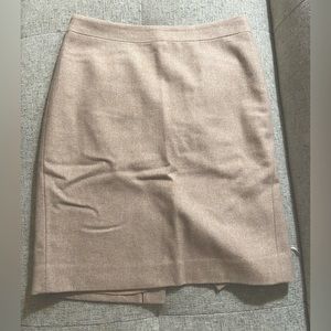 Cream Color J Crew Pencil Skirt Size 6